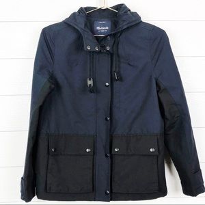Madewell Navy All-weather Urban Anorak Jacket XS